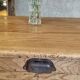 Large authentic farmhouse table made of solid French oak.