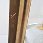 Lampe "pomme" le dauphin verre métal doré
