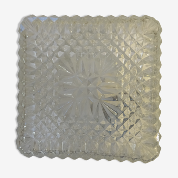 Moulded glass ceiling light