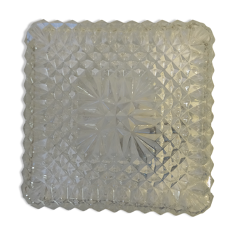 Moulded glass ceiling light