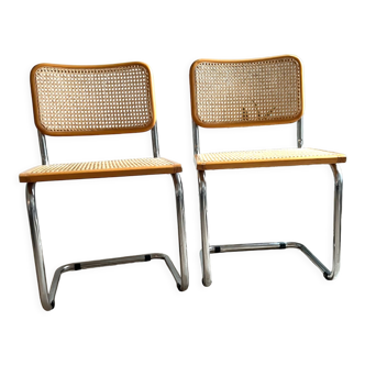 Chaises Cesca b32 par Marcel Breuer
