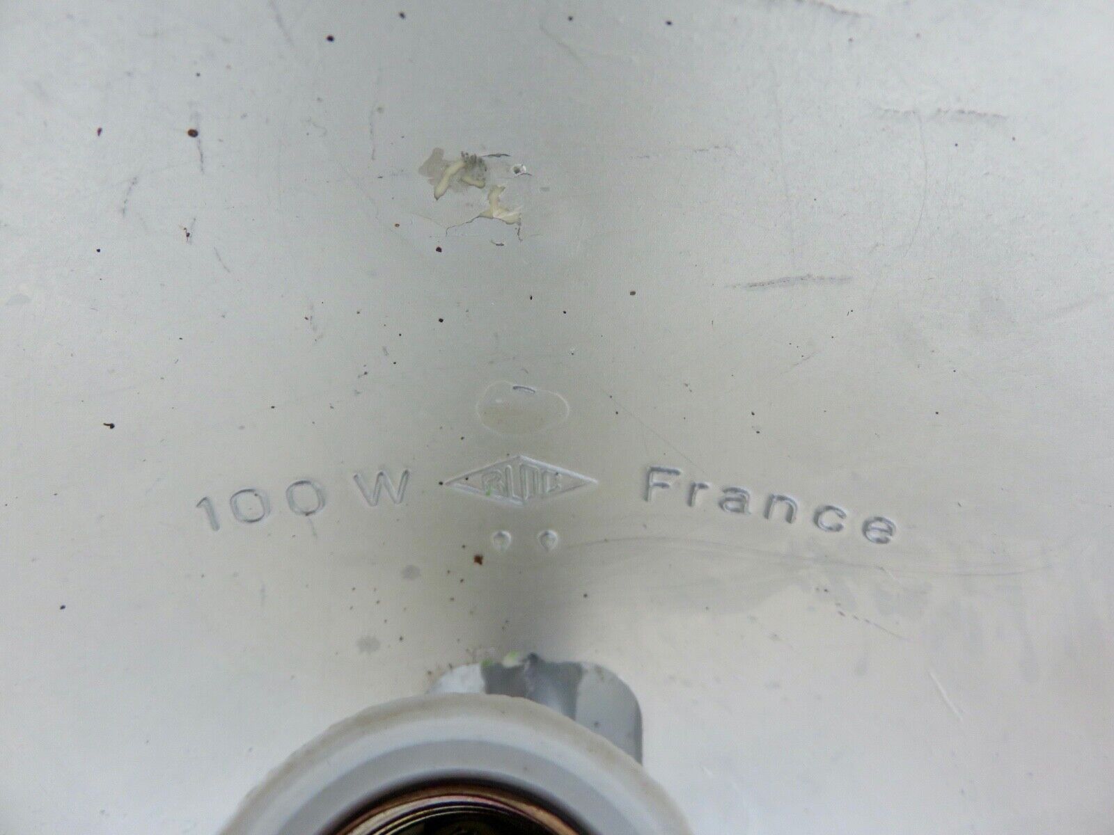 Wall lamp or ceiling lamp industrial window brand "block" France 60s 70s