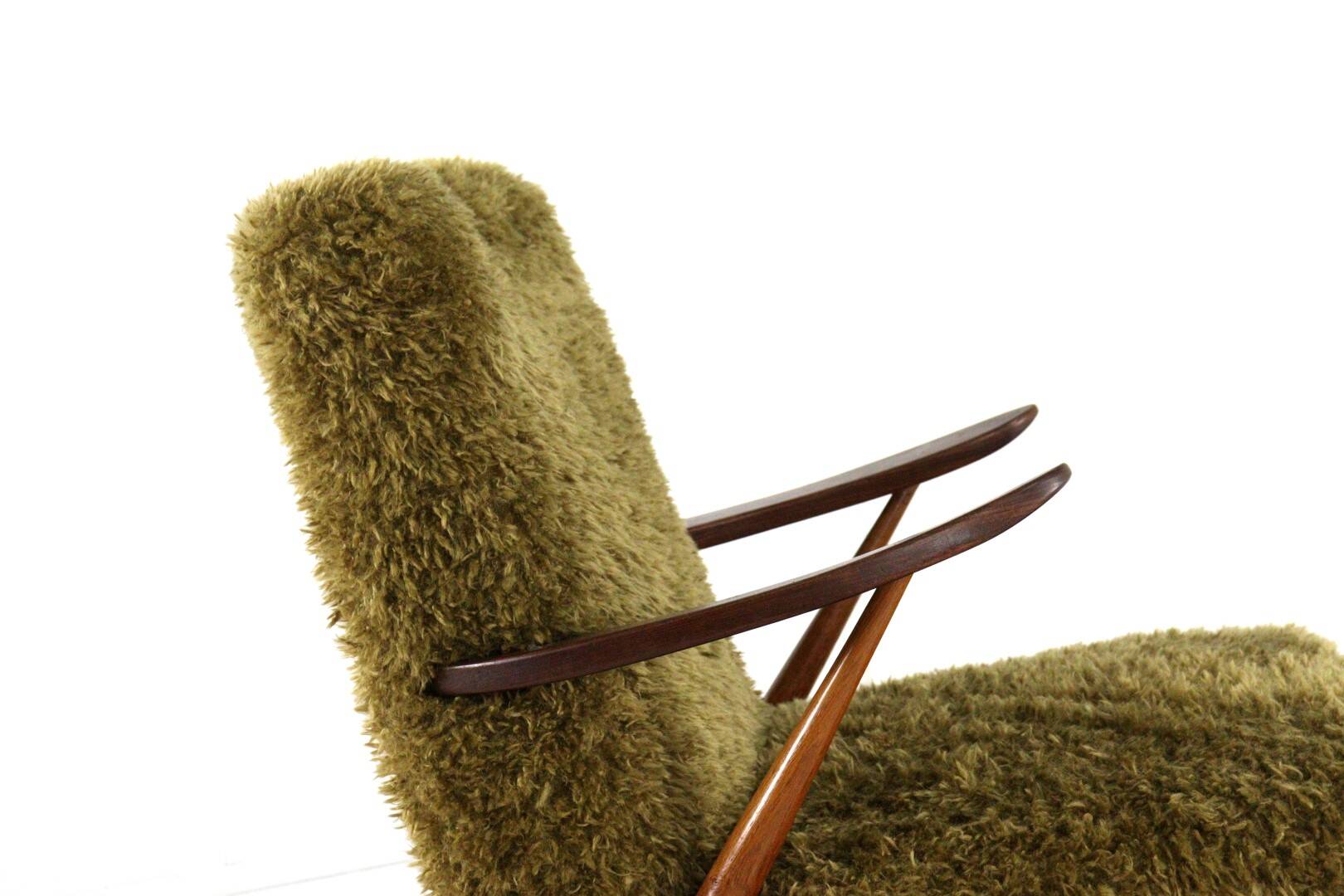 Fauteuil Coja vintage restauré du milieu du siècle 'Zwijndrecht'