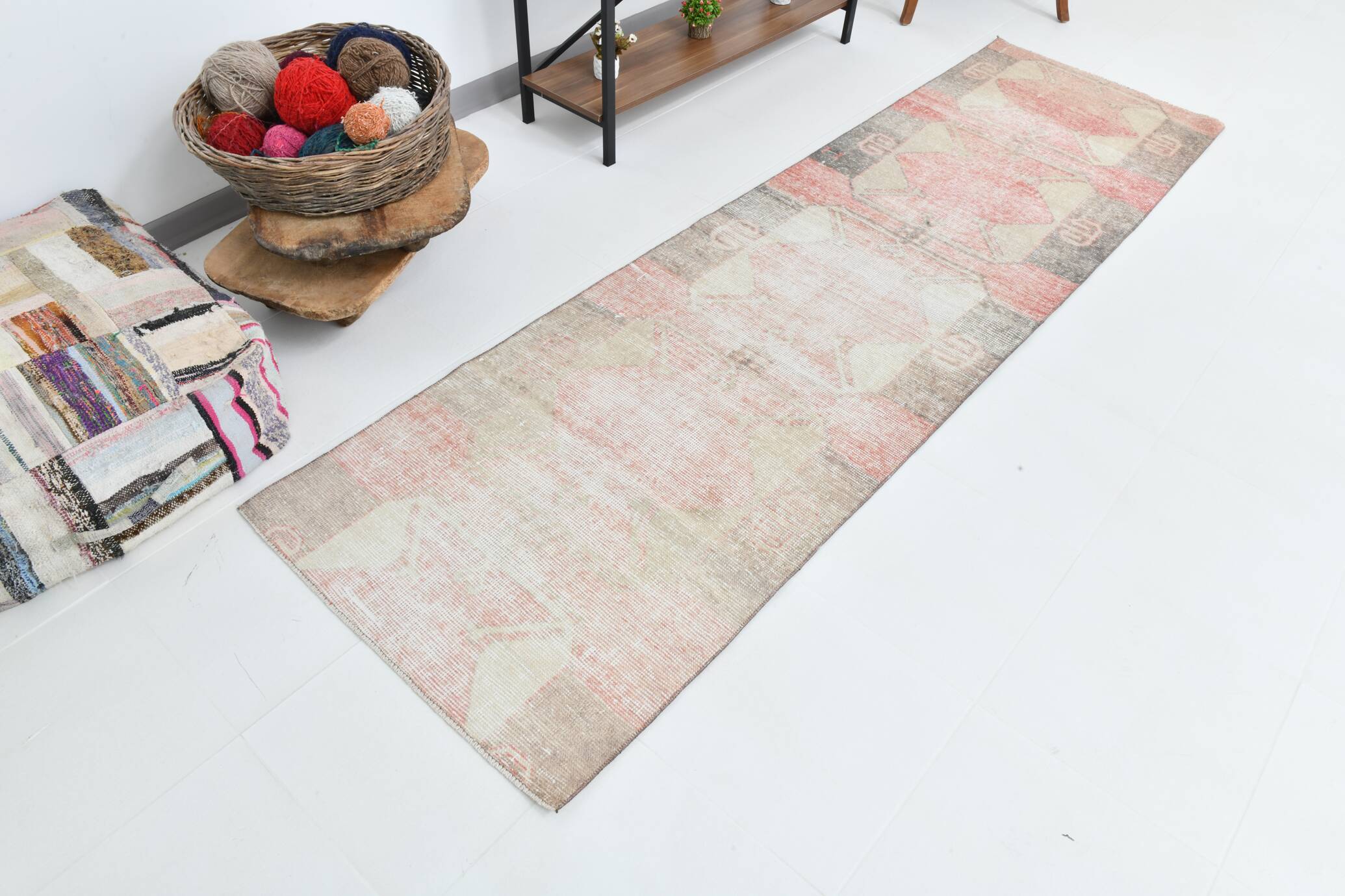 3x10 Rug For Hallway Vintage Runner Rug 83x291Cm SK 22625