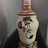 Numbered porcelain lamp base