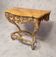 Console de style louis xv sur quatre pieds - bois laqué - 19ème