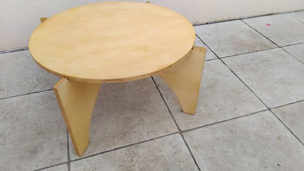 Table basse vintage pliable année 70/80