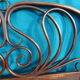 Double wooden headboard turned J & J kohn