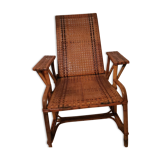 Wicker armchair