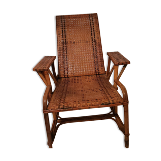 Fauteuil en osier