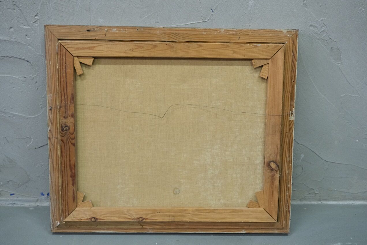 Swedish Modern Painting by Jack Eichborn, Oil on Canvas, 1960s