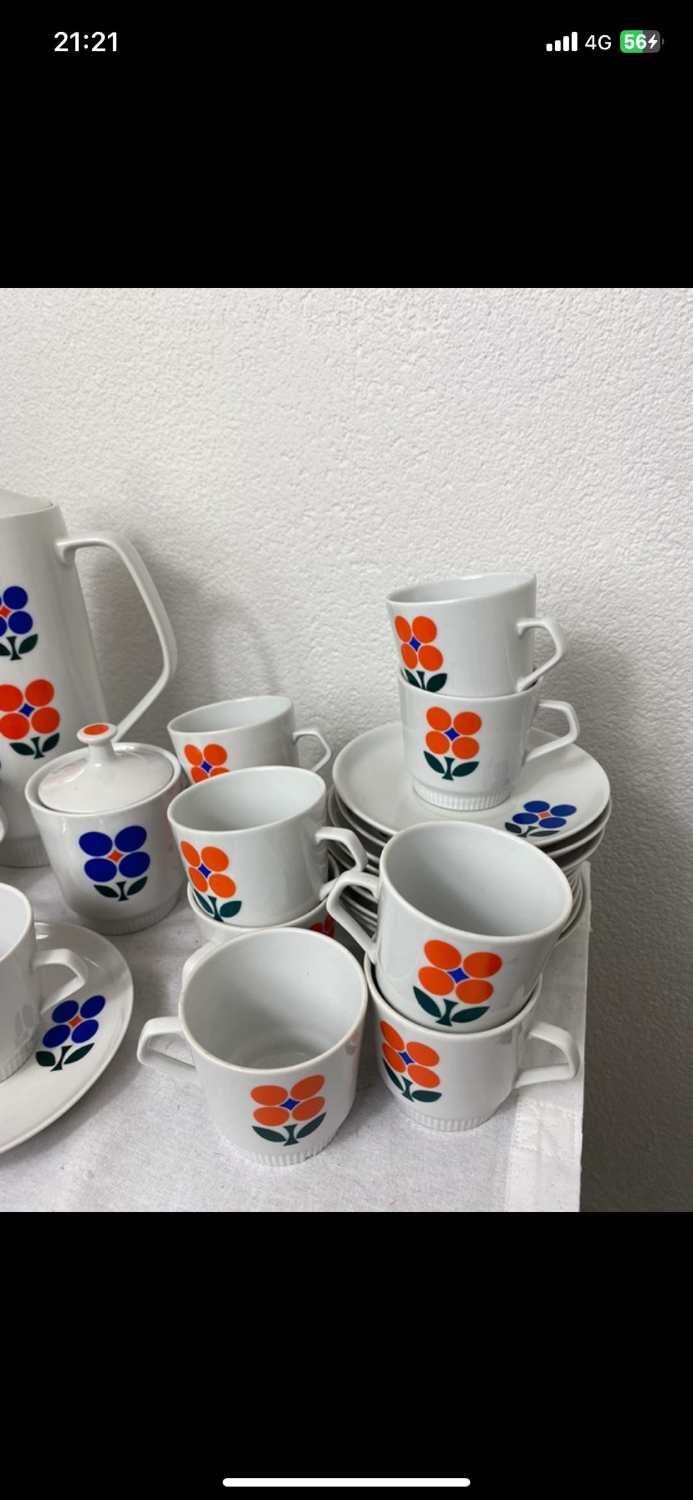 German Colditz coffee service