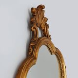 Mid-Century Baroque Style Gilded Mirror, France, 1950s