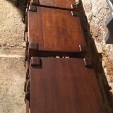 Lot de 3 tabourets en chêne