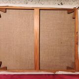 Grand tableau huile sur toile onirique signé Jean Guy Berlanger titre Vague