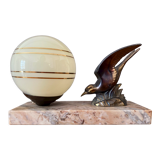 Vintage bird art deco lamp