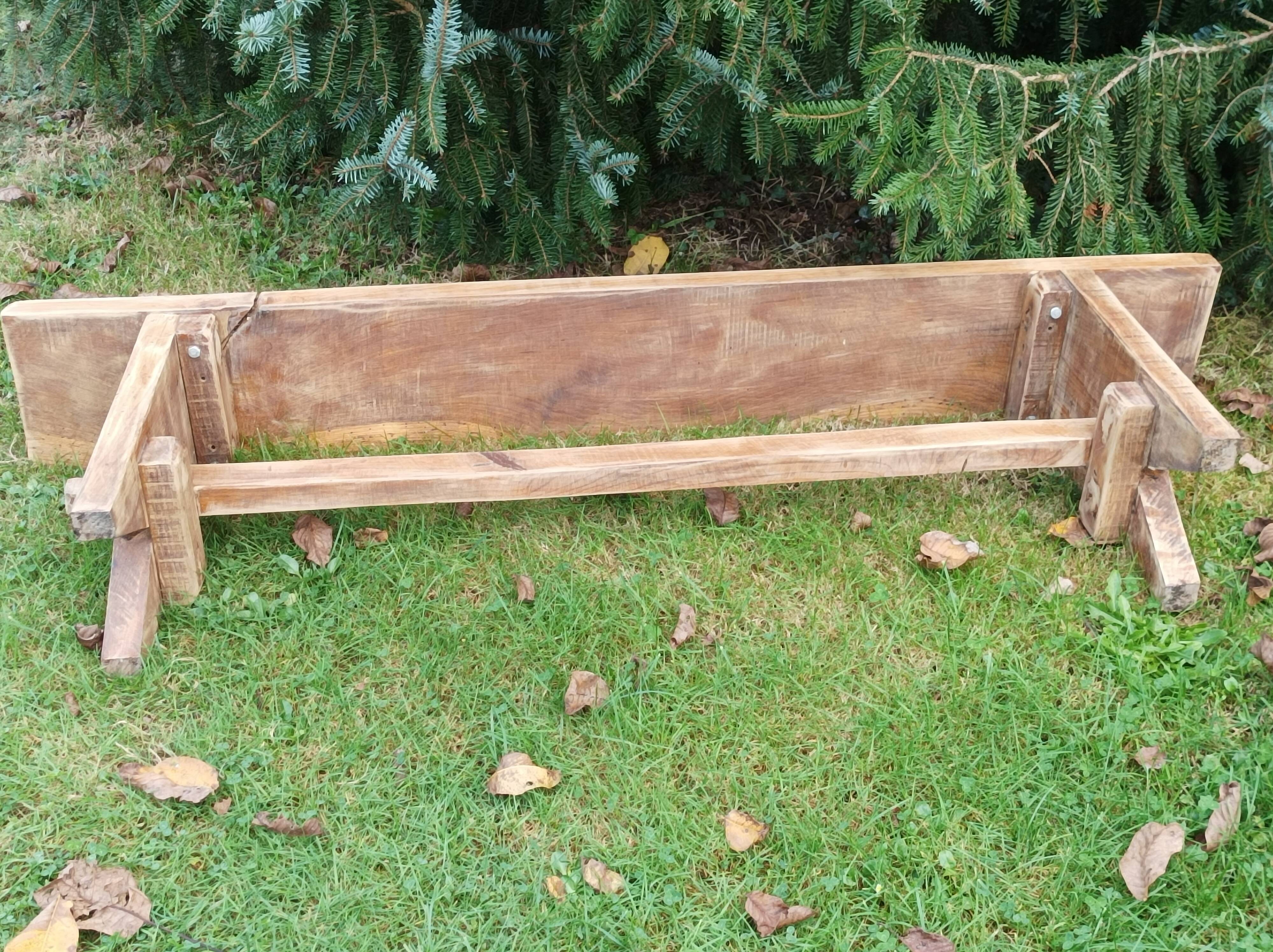 Banc de ferme en chêne