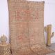 Peach Vintage Moroccan Rug 164 x 266 cm, Berber Wool Rug, Handmade Boho Rug