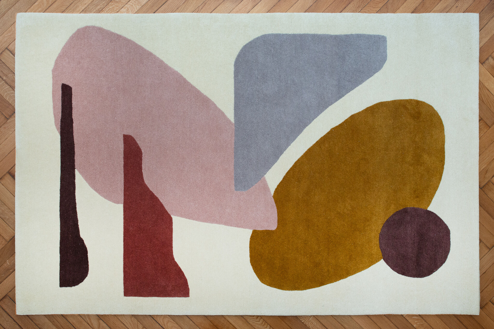 Clouds design carpet 140 x 210 cm