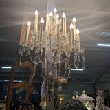 Bronze-colored wall light with 12 lights