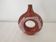 Vase soliflore en céramique forme moderne Signé JCB + Empreinte symbloe