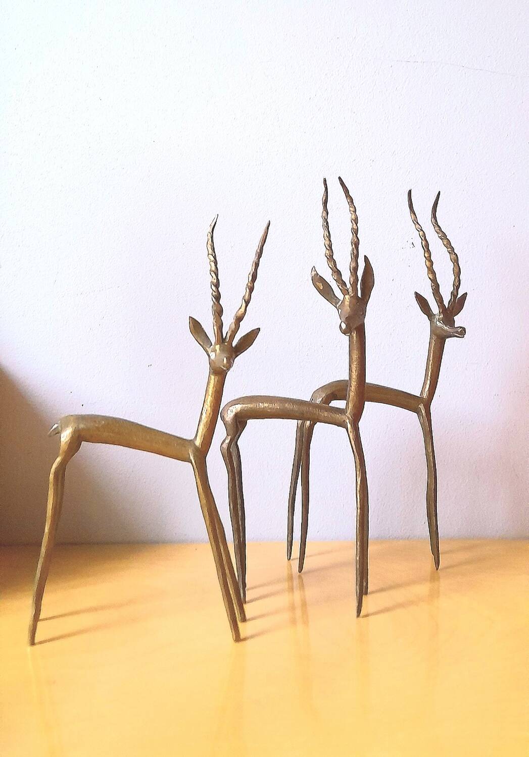 African antelopes in brass 70s