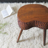 Massive wooden milking stool