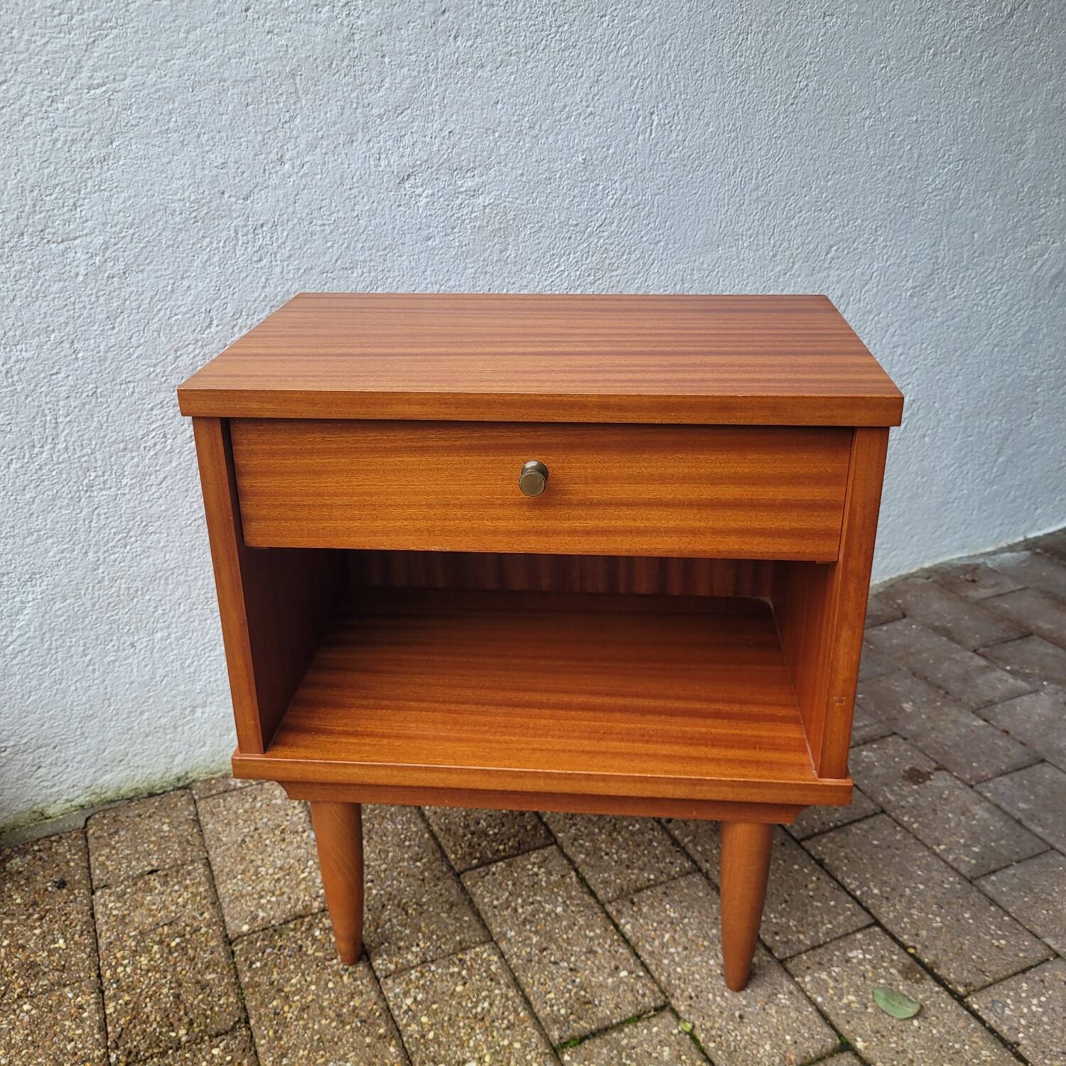 Vintage bedside table from the 1960s–1970s.
