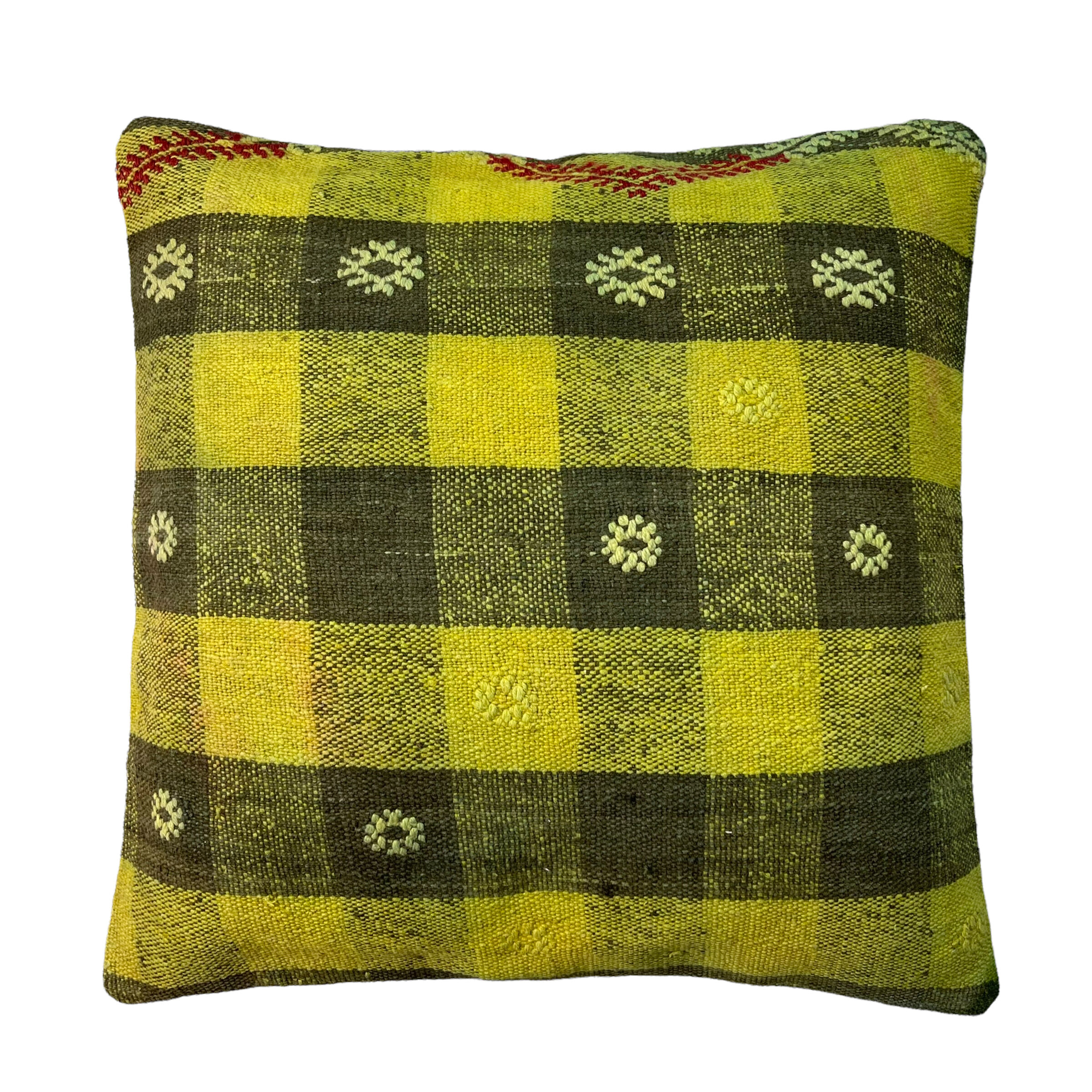 Vintage turkish kilim cushion cover 45x45 cm