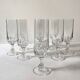 9 flûtes à champagne en cristal ciselé