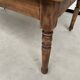 Antique farm table from the 1950s, with 3 drawers and turned legs