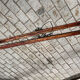 Vintage wooden skis pair L=194cm
