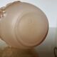 Art Deco vase in moulded pink glass, signed "Souchon Neuvesel", 1940s.