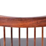 Suite of 6 rosewood bar chairs from Rio