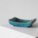 Mid-Century Modern Rimini Blue Ceramic Ashtray by Aldo Londi for Bittosi