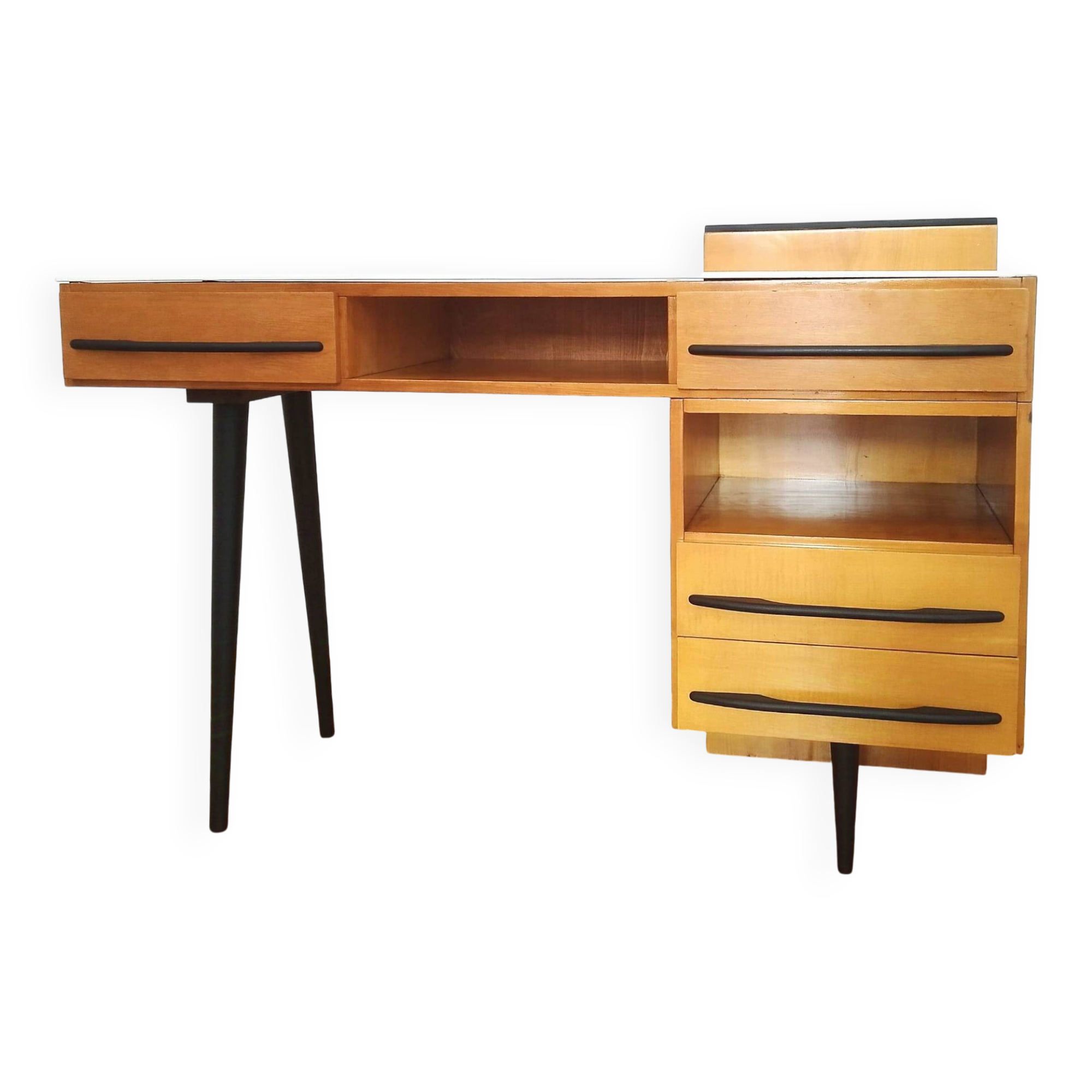 Desk by M. Pozar for Up Závody, Czechoslovakia, 1960s, Set of 2