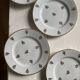 Six Limoges porcelain dessert plates