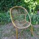 Vintage rattan armchair