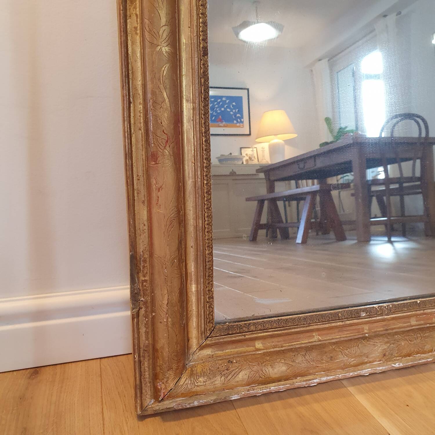 Louis Philippe gilded mirror