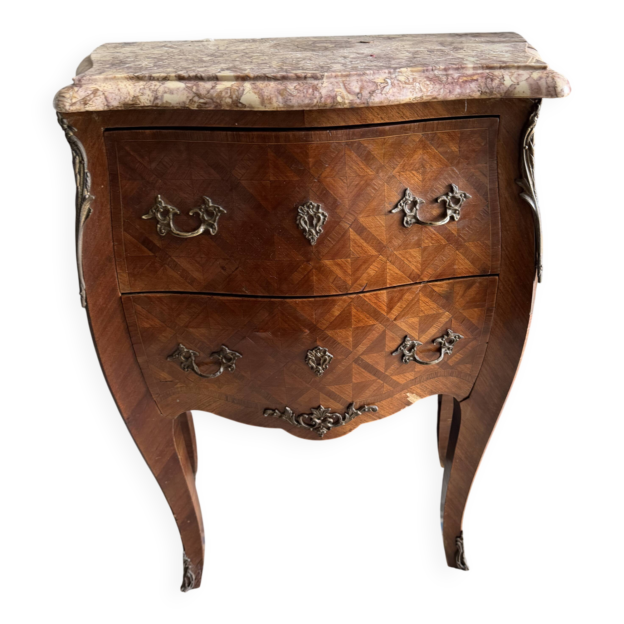 Small bedside or accent chest, Louis XV style