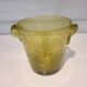 Vintage bubble-blown glass ice bucket by Biot.