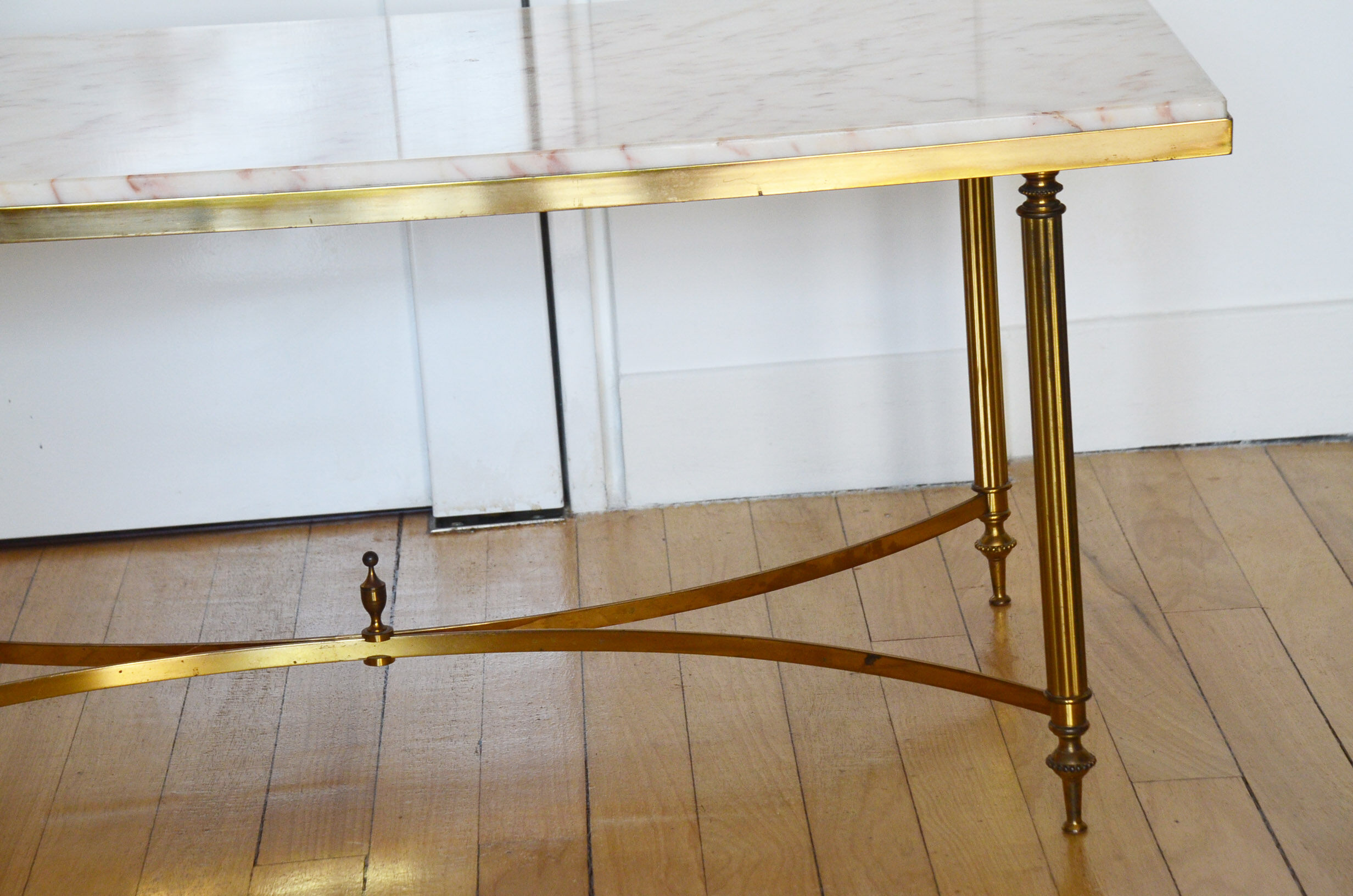 Table low 60s marble neoclassical style