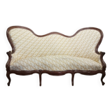 Napoleon III mahogany sofa