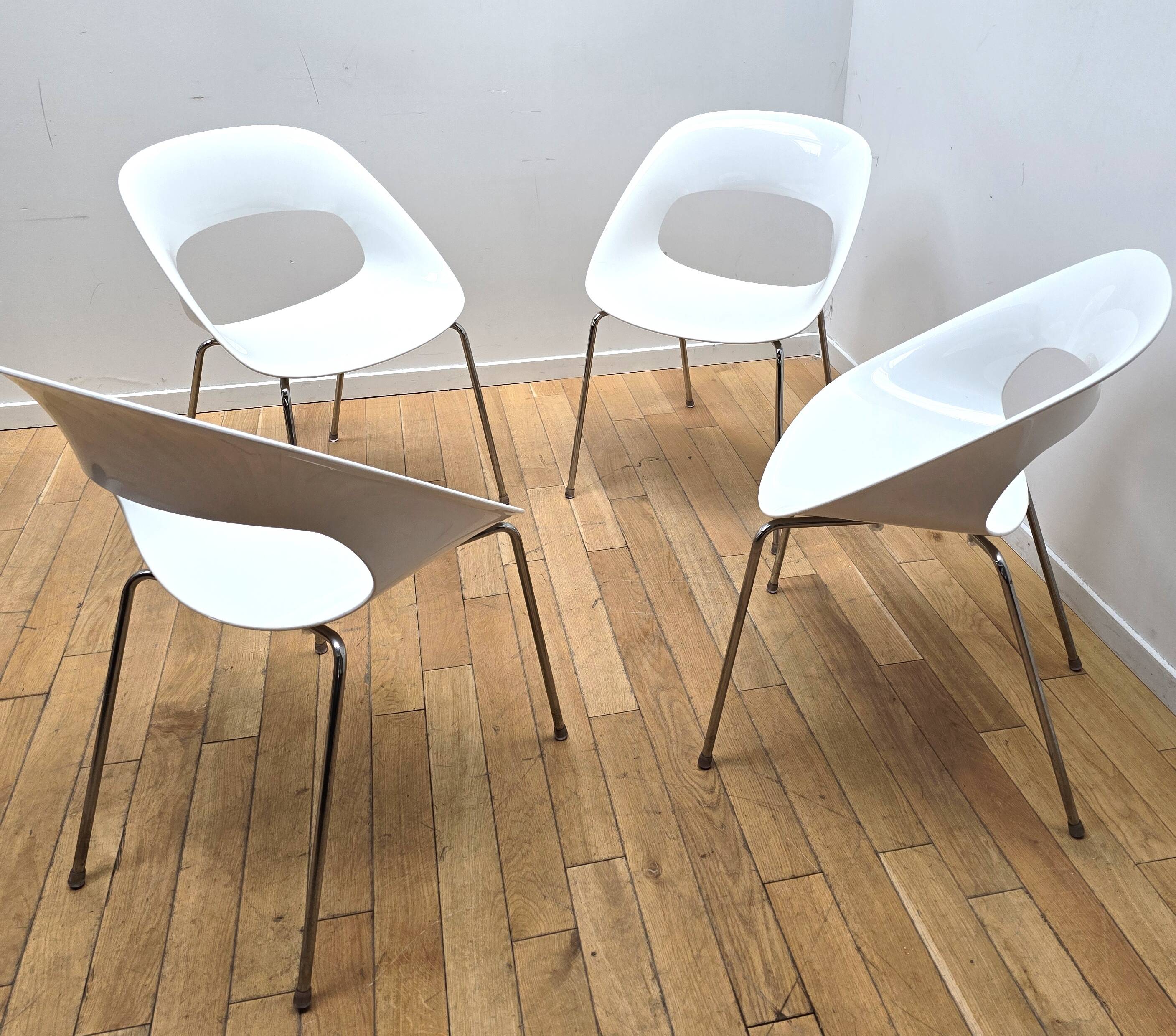 Set of 4 Taty dining room chairs, Castellani