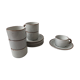 Ensemble de 6 tasses en grès