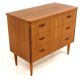 Scandinavian teak chest of drawers, Sweden, 1950