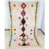 Handmade moroccan berber carpet 241 x 148 cm