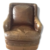 Armchair in leatherette vintage