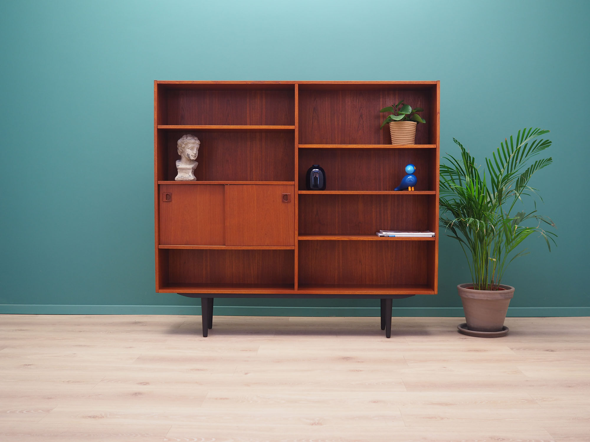 Teak bookcase, Danish design, 1970s, Denmark