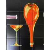 Vintage ceramic coffee table